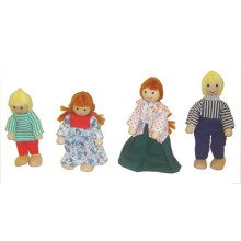 Мини деревянная игрушка кукол для детей